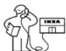 IKEA GENOMFRYSA 004.999.09 - Sadan kontakter du os i tilfelse af servicebehov - 1