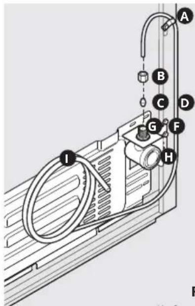 IKEA STJÄRNSTATUS 405.222.86 - To Connect Water Supply Line To Main Water Inlet Valve - 1