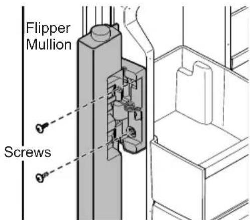 IKEA STJÄRNSTATUS 405.222.86 - To adjust the flipper mullion: - 1