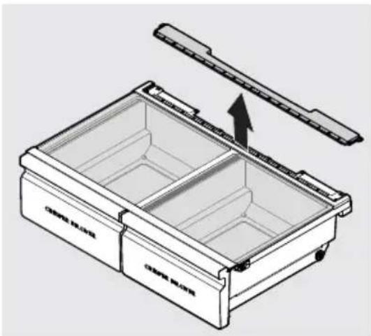 IKEA STJÄRNSTATUS 405.222.86 - To remove the auto humidity control membrane: - 1