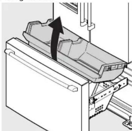 IKEA STJÄRNSTATUS 405.222.86 - Pour retirer le panier supérieur du congélateur : - 3