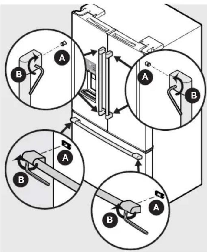 IKEA STJÄRNSTATUS 405.222.86 - Instructions de montage de la poignée de la porte - 1