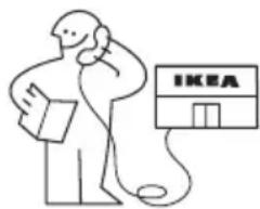 IKEA LAGAN 004.621.52 - Cómo contactarnos cuando necesite nuestros servicios - 1