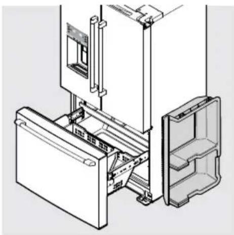 IKEA STJÄRNSTATUS - To replace the upper freezer basket - 1
