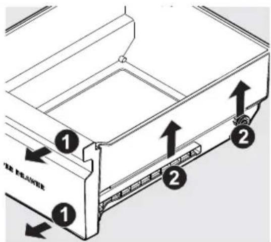 IKEA STJÄRNSTATUS - To remove the Crisper for cleaning: - 1