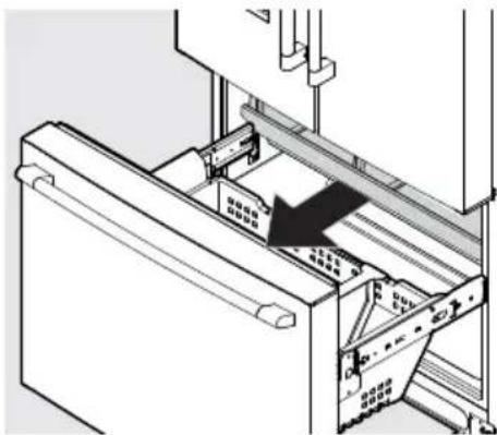 IKEA STJÄRNSTATUS - To remove the upper freezer basket: - 1