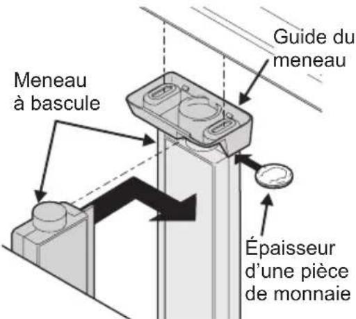 IKEA STJÄRNSTATUS - Réglage de la vis du montant de la porte - 1