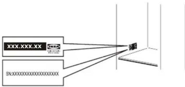 IKEA NUMRERAD 404.621.50 - Remplazar la lámpara - 1