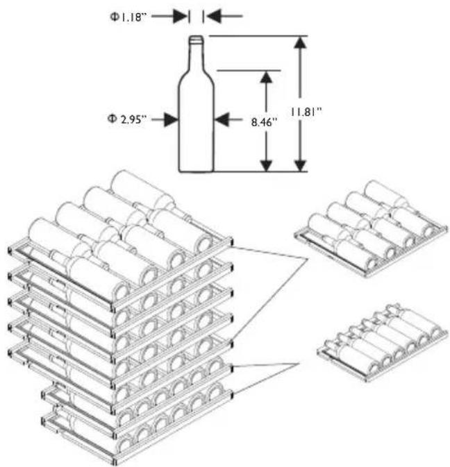 IKEA NUMRERAD 404.621.50 - Conservation des bouteilles de vin - 1