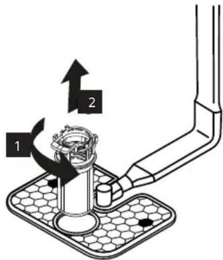 IKEA ÖSTVEDA 005.681.44 - Cleaning the filters - 1