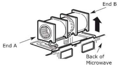 IKEA LAGAN 504.692.93 - C3. ADAPTING MICROWAVE BLOWER FOR OUTSIDE TOP EXHAUST - 2