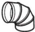 IKEA LAGAN 504.692.93 - Maximum duct length: - 3