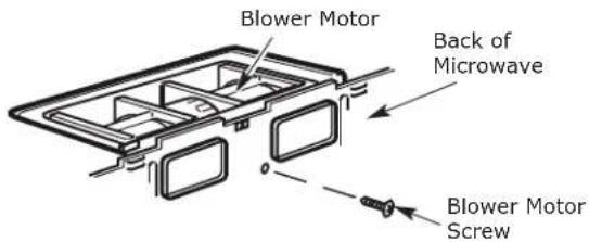 IKEA LAGAN 504.692.93 - B5. ADAPTING MICROWAVE BLOWER FOR OUTSIDE BACK EXHAUST - 1