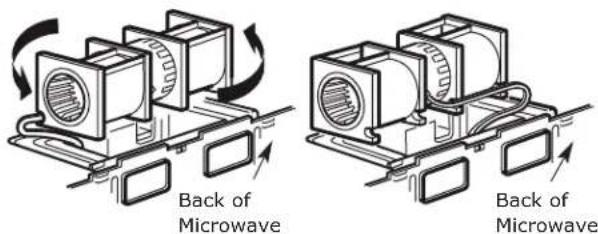IKEA LAGAN 504.692.93 - B5. ADAPTING MICROWAVE BLOWER FOR OUTSIDE BACK EXHAUST - 4