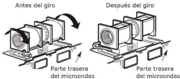 IKEA LAGAN 504.692.93 - B5. AJUSTE DEL VENTILADOR DEL MICROON-DAS PARA LA EXTRACCIÓN TRASERA EX-TERNA - 3