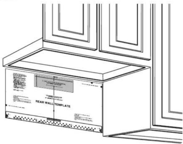 IKEA LAGAN 504.692.93 - B1. PREPARING THE REAR WALL FOR OUTSIDE BACK EXHAUST - 1