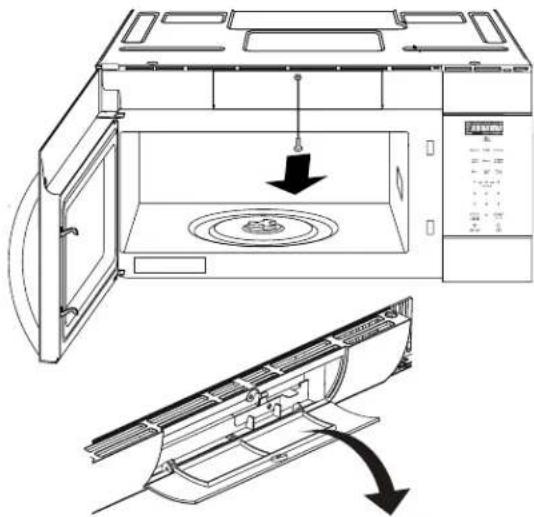 IKEA LAGAN 504.692.93 - A6. INSTALLATION OU CHANGEMENT DU FILTRE À CARBONE (OTRFILTER1)(OPTIONNEL) - 1