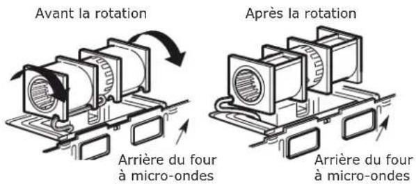 IKEA LAGAN 504.692.93 - B5. ADAPTATION DU VENTILATEUR DU FOUR À MICRO-ONDES POUR L'ÉVACUATION À L'EXTÉRIEUR PAR L'ARRIÈRE - 3