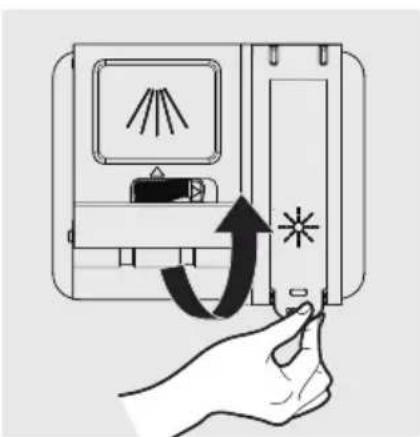 IKEA VILLKORLIG - Pour remplir le distributeur d'agent de rinçage : - 1