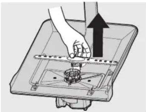 IKEA VILLKORLIG - Limpieza del brazo de aspersión inferior - 1