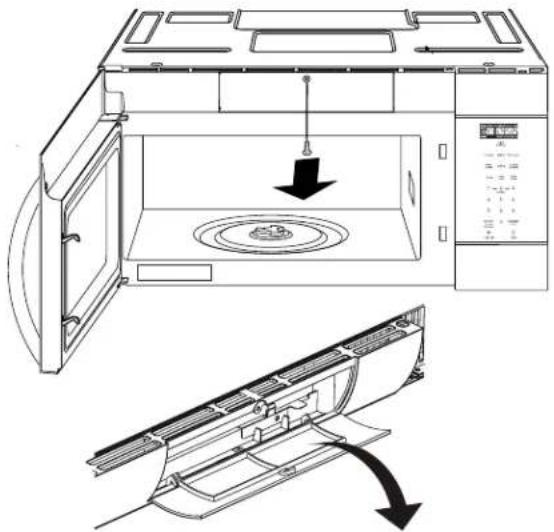 IKEA MEDELNIVÅ 004.692.95 - A7. PORTE D'ACCÈS AU FILTRE FILTRE AU CHARBON (UPPSEENDE) - 1