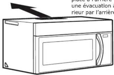 IKEA MEDELNIVÅ 004.692.95 - ÉVACUATION À L'EXTÉRIEUR PAR LE DESSUS (CONDUIT VERTICAL) - 1