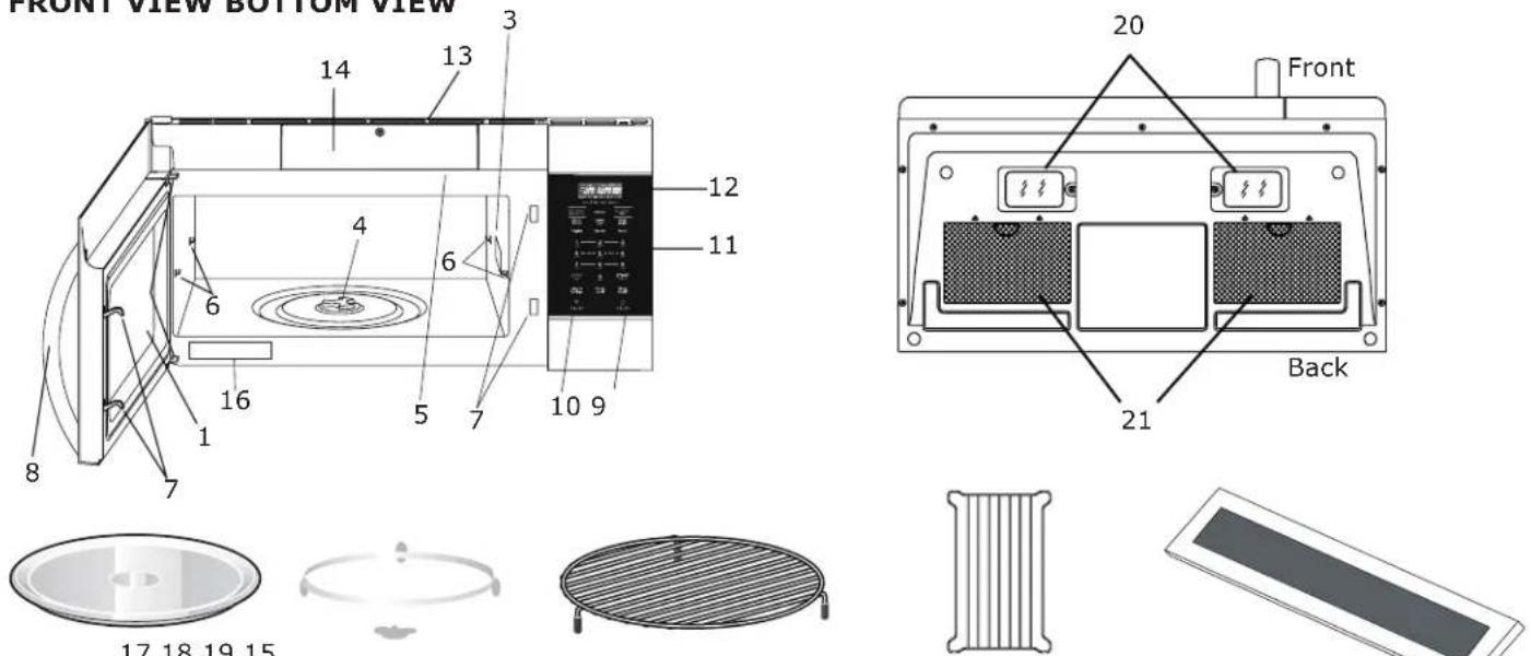 IKEA UPPSEENDE 204.621.65 - PART NAMES - 1