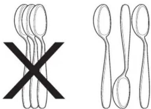 IKEA LAGAN 804.621.67 - Las características y el aspecto de los portaplatos y la canasta de cubiertos pueden variar según el modelo. - 2