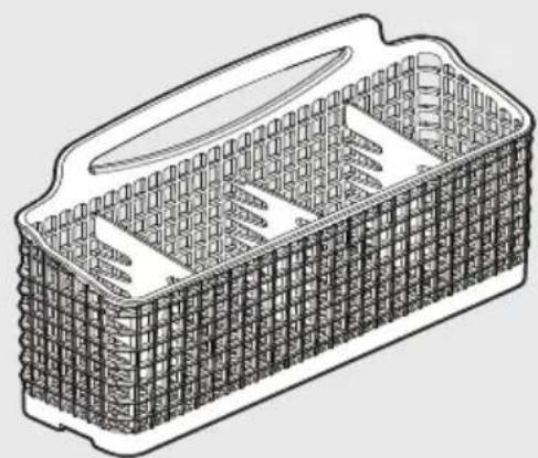 IKEA LAGAN 804.621.67 - Les caractéristiques et l'apparence des paniers et du panier à couverts peuvent être différentes de celles de votre modèle. - 1
