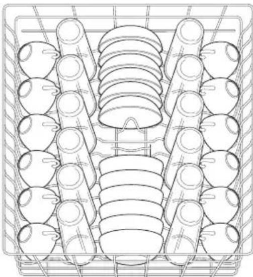 IKEA LAGAN 804.621.67 - Chargement du panier supérieur - 1