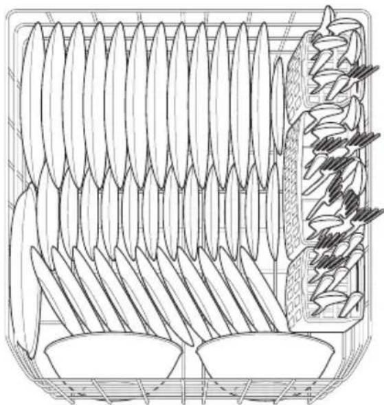 IKEA LAGAN 804.621.67 - Loading the Bottom Rack - 2