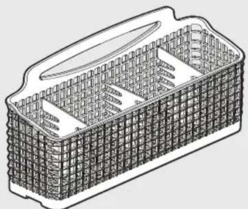 IKEA LAGAN 804.621.67 - Las características y el aspecto de los portaplatos y la canasta de cubiertos pueden variar según el modelo. - 1