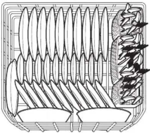IKEA ESSENTIELL 605.222.85 - Carga del portaplatos inferior - 1