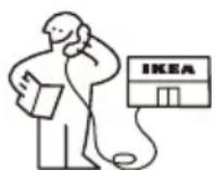 IKEA TILLREDA 405.901.57 - Huoltoliikkeiden yhteystiedot - 1