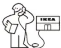 IKEA TILLREDA 405.901.57 - So erreichen Sie unseren Service - 1