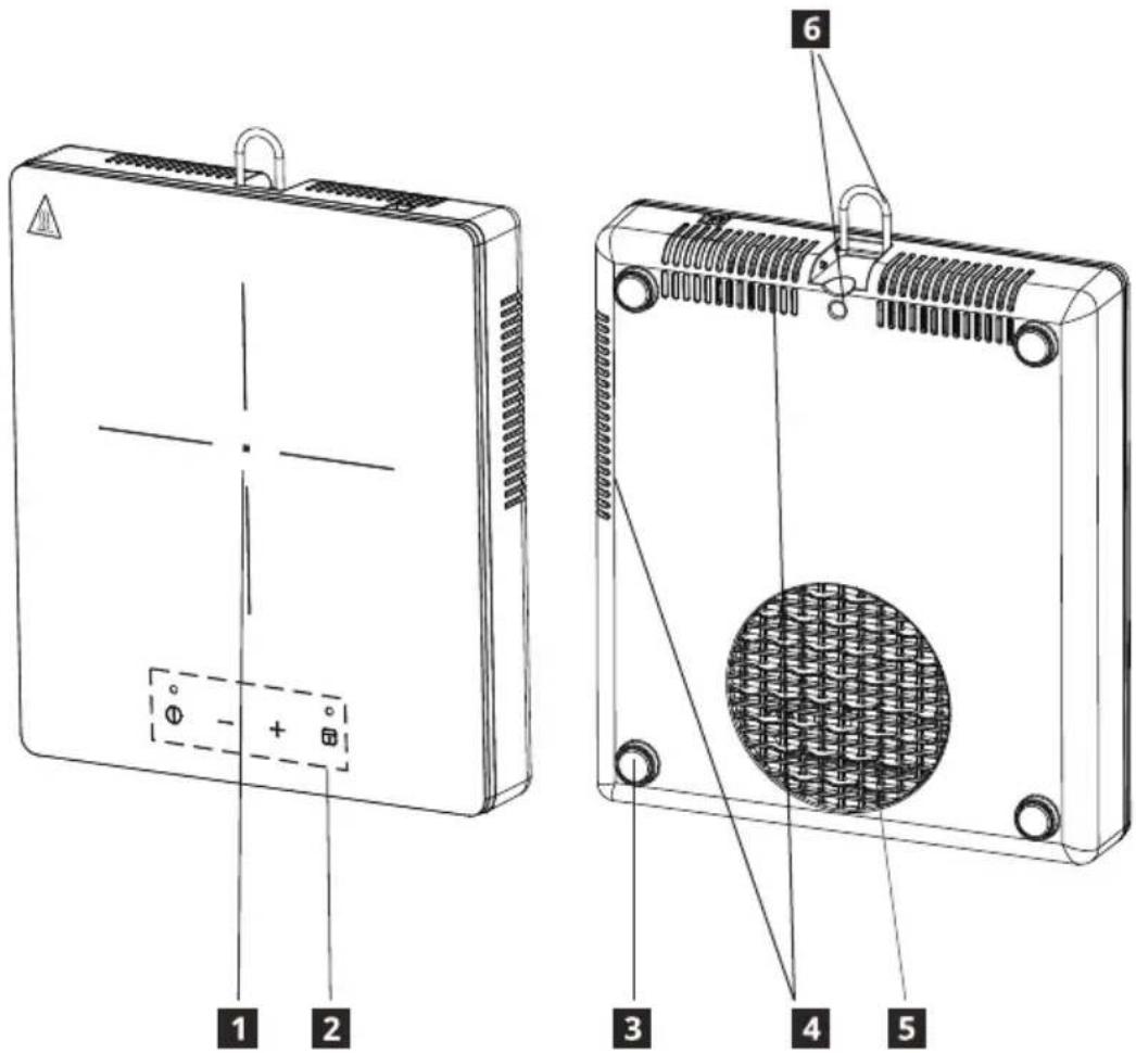 IKEA TILLREDA 405.901.57 - Descrizione dell'apparecchio - 1