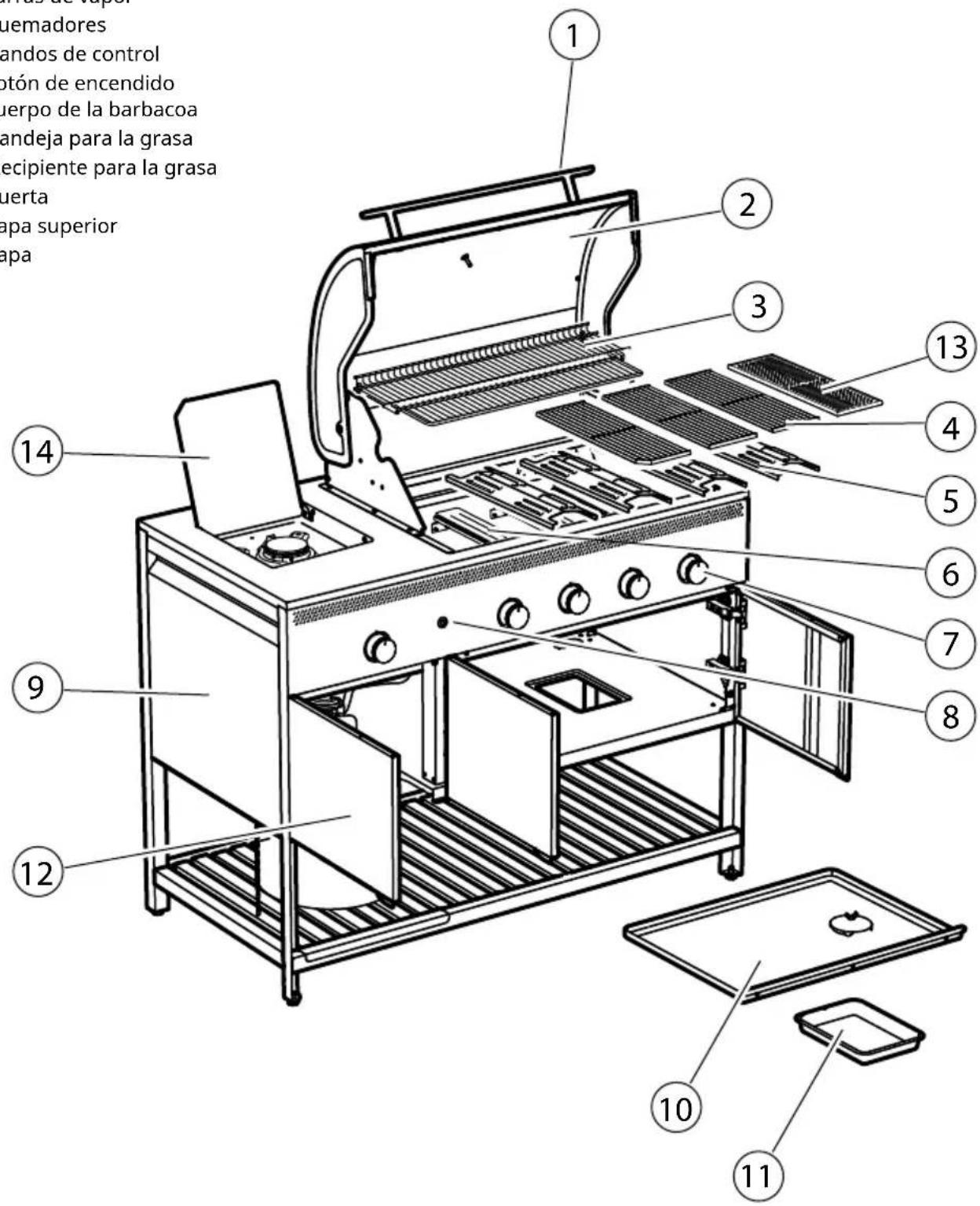 IKEA BÅTSKÄR 405.533.86 - LISTA DE COMPONENTES - 1