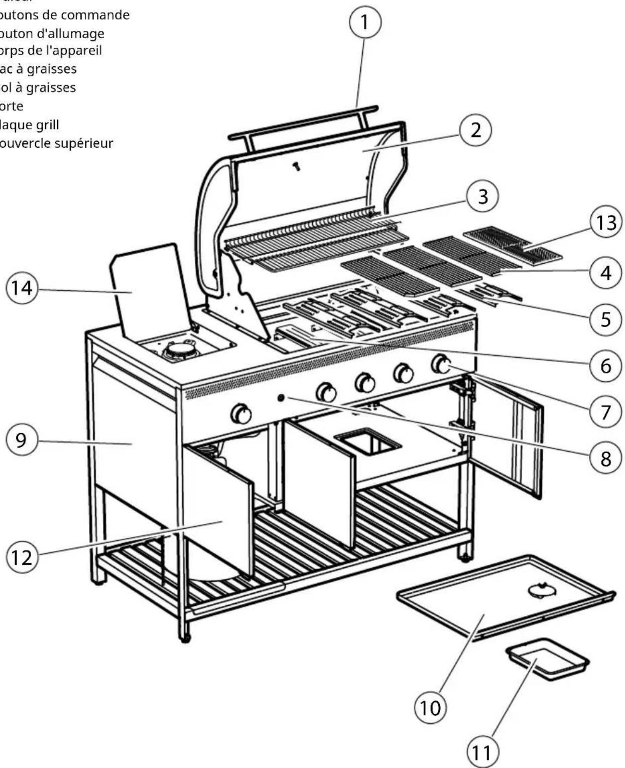IKEA BÅTSKÄR 405.533.86 - LISTE DES ÉLÉMENTS - 1