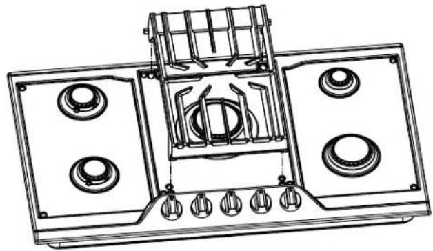 IKEA STORBRÄNNAN 105.405.45 - Install Burner Grates - 1