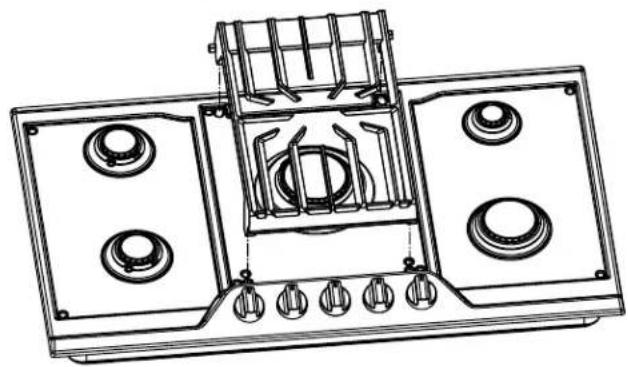 IKEA FORSHÄLLAN - Install Burner Grates - 1