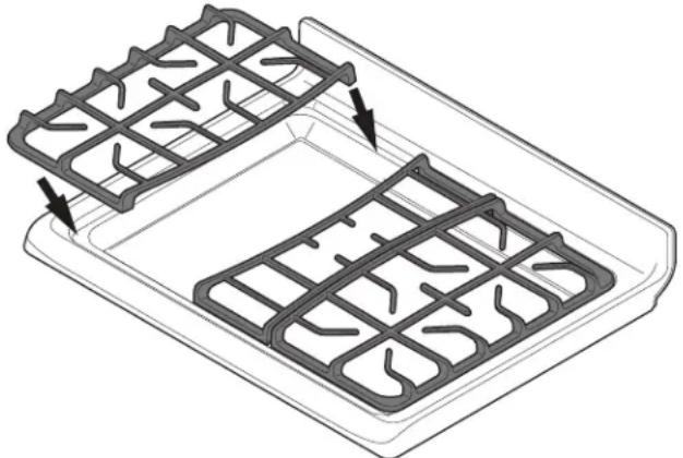 IKEA BRÄNNPUNKT - Montage des grilles de brûleur - 1