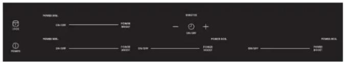 IKEA SAMFÄLLD 704.620.64 - Commandes de l'induction - 1