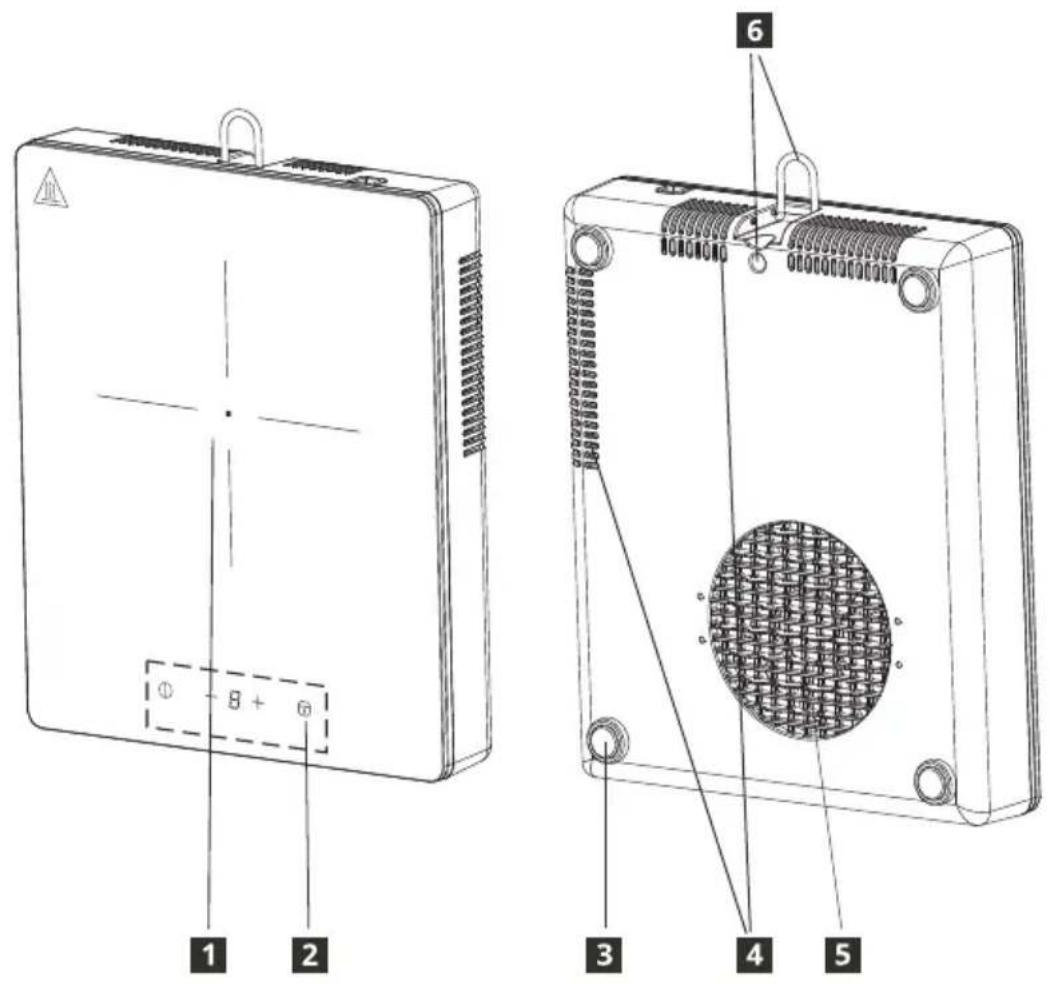 IKEA TILLREDA 305.465.08 - Descripción del aparato - 1