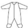 IKEA LEN 105.421.44 - 尺码、服装和温度指南 - 5