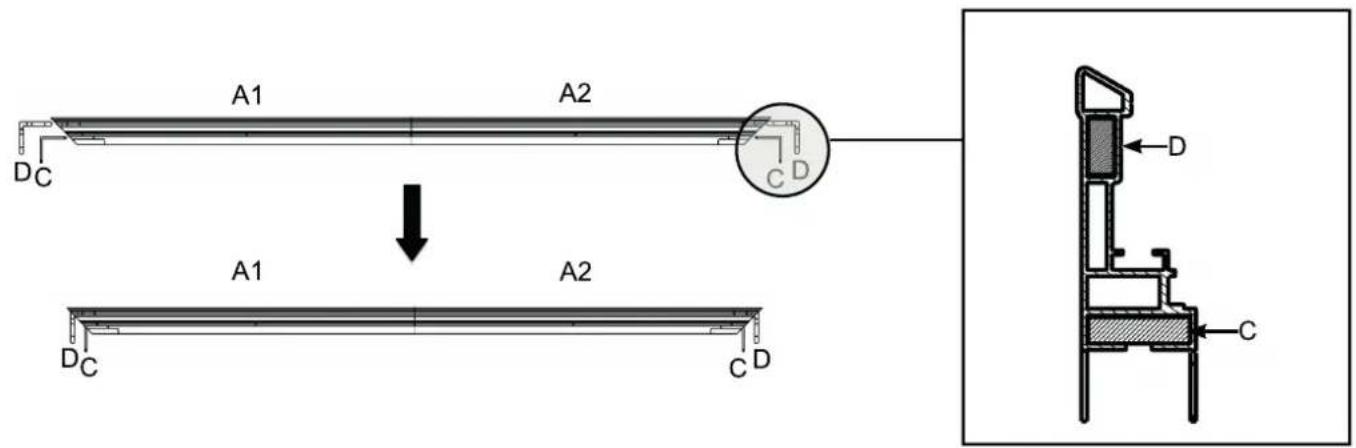 LEICA Cine 1 - MONTAGGIO DELLA CORNICE INTERNA - 4