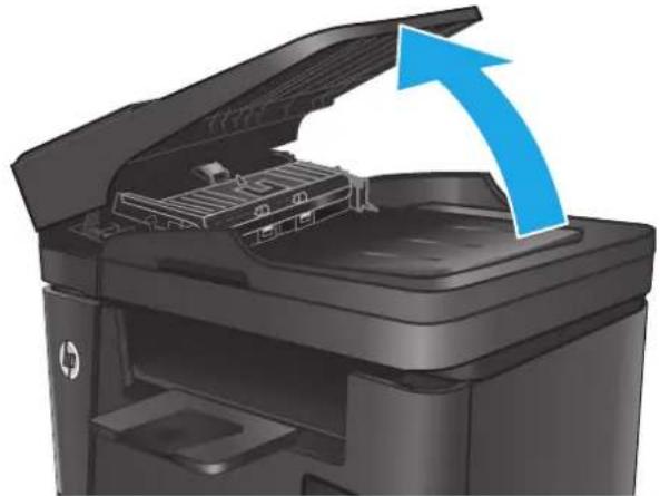 HP LaserJet Pro MFP M226 - Nettoyez les rouleaux et le tampon de séparation du bac d'alimentation. - 1