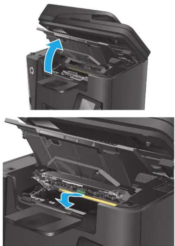 HP LaserJet Pro MFP M226 - Suppression des bourrages dans le bac de sortie - 3