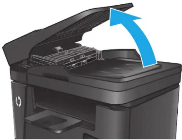 HP LaserJet Pro MFP M226 - Nettoyez les rouleaux et le tampon de séparation du bac d'alimentation. - 1