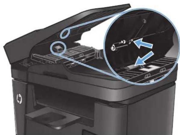HP LaserJet Pro MFP M226 - Nettoyez les rouleaux et le tampon de séparation du bac d'alimentation. - 2