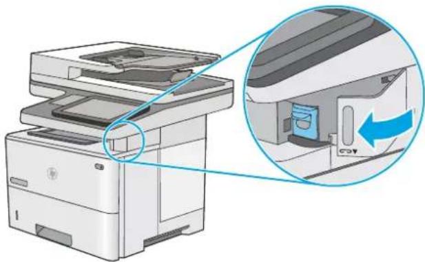 HP LaserJet Managed MFP E52545 - Bourrage d'agrafes - 6